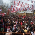 CHP Mitinginde; Kılıçdaroğlu yine halkı görmedi Fotoğrafı