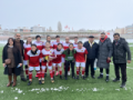 Kızların futbol aşkı kar engelini tanımadı Fotoğrafı