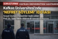 Kafkas Üniversitesi’nde ‘Nefret Söylemi’ İddiası: Suç Duyurusu ve Gözalt Fotoğrafı