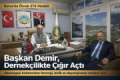 Başkan Demir, Dernekçilikte Çığır Açtı Fotoğrafı