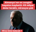 49 MİLYAR DOLARLIK SERVETİN AKIBETİ BELLİ OLDU: “LOJİSTİK KRALI” KÜHNE HAYATINI KAYBETTİ Fotoğrafı