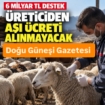 HAYVANCILIKTA YENİ DÖNEM: AŞI VE KİMLİKLENDİRME ÜCRETİ ALINMAYACAK Fotoğrafı