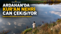 ARDAHAN’DA KURA NEHRİ CAN ÇEKİŞİYOR! Fotoğrafı