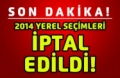 2014 Yerel  seçimleri iptal edildi Fotoğrafı