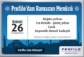    Profilo, lezzetli ve besleyici tariflerle  Ramazan’da da yanınızda! Fotoğrafı